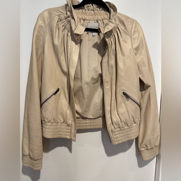 Hinge Leather Bomber Jacket - Picture 2 of 5